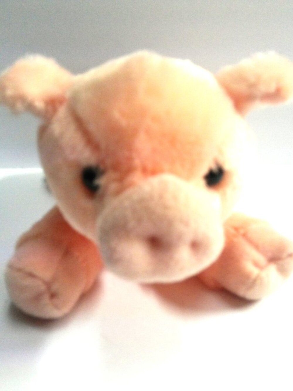 Percy the Pig Aurora Mini Flopsie Plush Toy Stuffed Animal 8" Long 2016